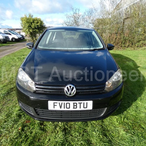 815 - Volkswagen Golf S TDI 5 dr hatchback, Reg FV10 BTU, 1st reg 04/05/2010, 5 spd manual diesel 1598cc, ... 