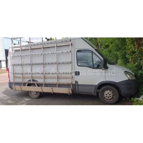 818 - Iveco Daily 35S11 HPI MWB Hi-roof 3000 Van , White, Reg HX61 HGY, 11/10/2011, 5 spd manual diesel 22... 