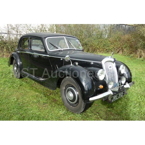 819 - Riley RMA 1.5 Saloon, reg. No. JRL 312, 1st Reg. 10/06/1947, Buff Log Book, Black Manual, 1496cc Pet... 