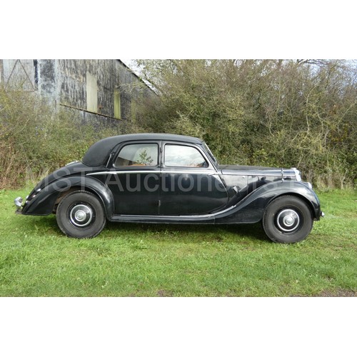 819 - Riley RMA 1.5 Saloon, reg. No. JRL 312, 1st Reg. 10/06/1947, Buff Log Book, Black Manual, 1496cc Pet... 