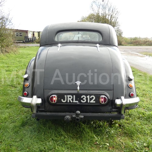 819 - Riley RMA 1.5 Saloon, reg. No. JRL 312, 1st Reg. 10/06/1947, Buff Log Book, Black Manual, 1496cc Pet... 