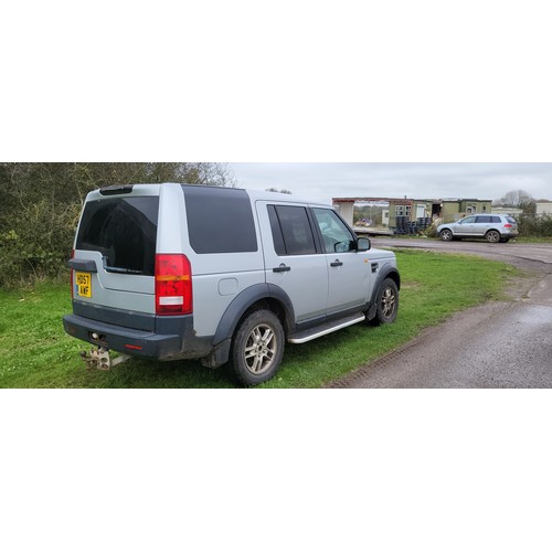 822 - Landrover Discovery 3 MWB, Light 4x4 Utility, Commercial TD V6.. Reg HD57 AWF, 07/01/2008, 6 spd man... 