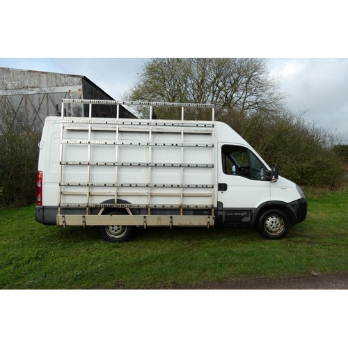 818 - Iveco Daily 35S11 HPI MWB Hi-roof 3000 Van , White, Reg HX61 HGY, 11/10/2011, 5 spd manual diesel 22... 