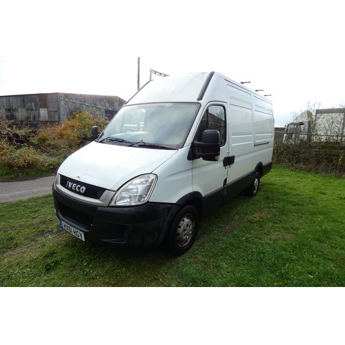 818 - Iveco Daily 35S11 HPI MWB Hi-roof 3000 Van , White, Reg HX61 HGY, 11/10/2011, 5 spd manual diesel 22... 