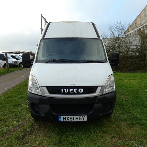 818 - Iveco Daily 35S11 HPI MWB Hi-roof 3000 Van , White, Reg HX61 HGY, 11/10/2011, 5 spd manual diesel 22... 