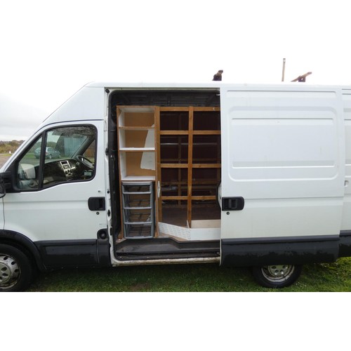 818 - Iveco Daily 35S11 HPI MWB Hi-roof 3000 Van , White, Reg HX61 HGY, 11/10/2011, 5 spd manual diesel 22... 