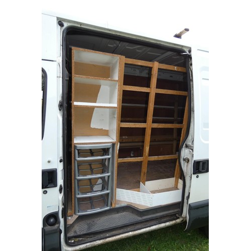 818 - Iveco Daily 35S11 HPI MWB Hi-roof 3000 Van , White, Reg HX61 HGY, 11/10/2011, 5 spd manual diesel 22... 