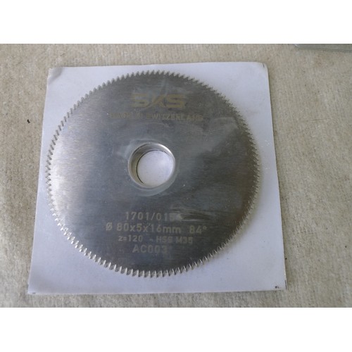 254 - 4 x various unused cutting key cutting blades comprising 2 x Silca, 1 x SKS and 1 x HD England