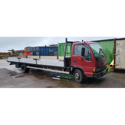 809 - Isuzu NQR 70 Dropside Lorry 7.5 ton. Reg WA54 AOM, 05/10/2004, 4751cc diesel, Plated (MoT) to 30/09/... 