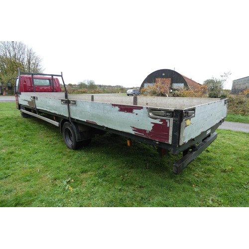 809 - Isuzu NQR 70 Dropside Lorry 7.5 ton. Reg WA54 AOM, 05/10/2004, 4751cc diesel, Plated (MoT) to 30/09/... 