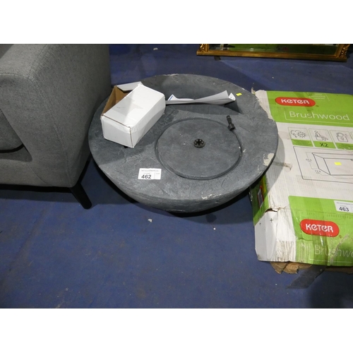 462 - A Westerlund polystone dual planter and water fountain with LED light RRP £299. Please note that thi... 