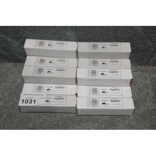 1031 - 18 boxes each containing 12 teaspoons by Essential Supplies