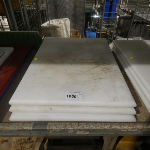 1050 - 3 x large commercial chopping boards