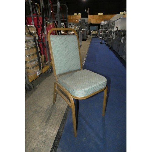 1437 - 30 x stacking upholstered banqueting type chairs