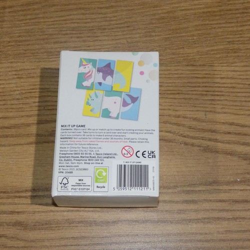 2095D - 1 box containing 48 x Tesco Celebrate Mix It Up games