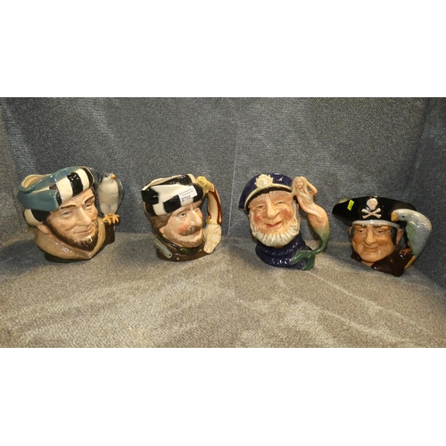 2798 - Four Royal Doulton character jugs; 