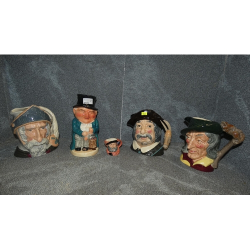 2799 - 3 large Royal Doulton character jugs, 