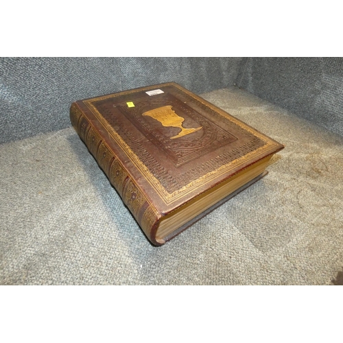 2803 - A leather bound a family bible