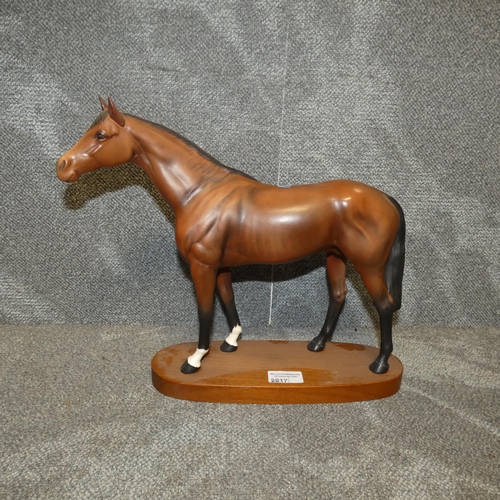 2817 - A large Beswick figure of a horse approximately 30 cm tall