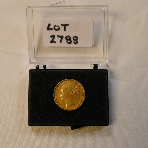 2788 - A Queen Victoria full gold sovereign 1872