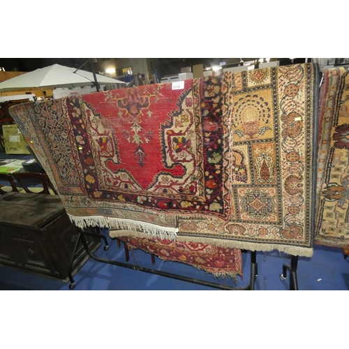 3088 - 3 multi-coloured oriental style rugs