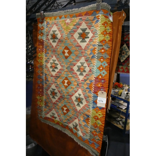 3270 - 1 Chobi Kilim approx 118 x 81cm