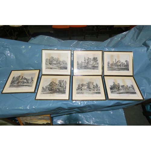 2942 - A quantity of miscellaneous pictures and frames (stillage not included)