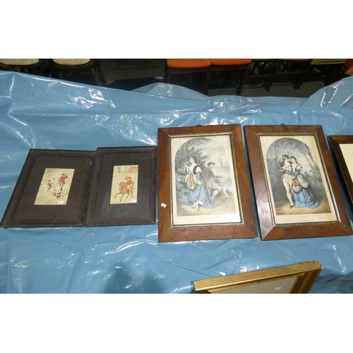 2949 - A quantity of miscellaneous pictures, frames & mirrors (stillage not included)