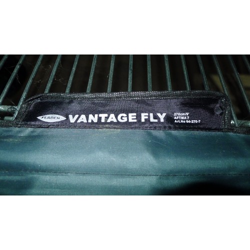 2037 - A Fladen Vantage 270cm multi section fly fishing rod supplied in a soft carry case with a High NRG g... 