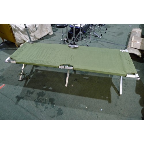 2150 - 2 ex-USA army cot type camping beds