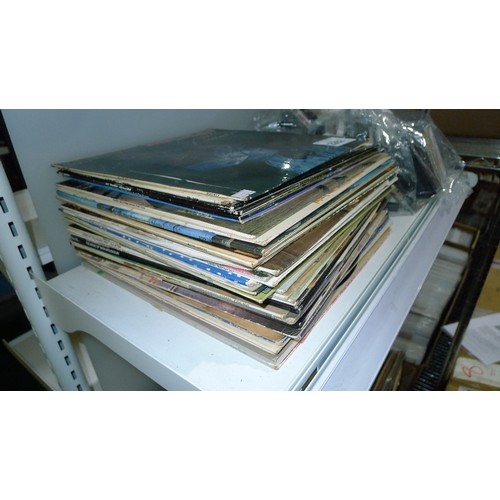 2262 - A quantity of various vinyl records and 2 bags of tapes. Not practical to list in detail so please v... 