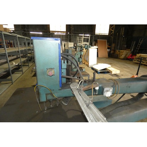 5035 - A Notting deep throat fret / scroll saw, 3ph, depth of throat approx 130cm