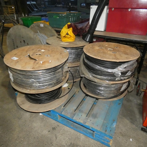 5104 - 1 pallet containing 6 x reels coax cable