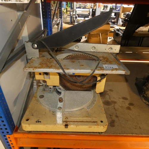 5142 - A Scheppach undercut mitre saw type TKG250E, 240v