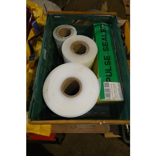 5090 - A Pulse heat sealer and a quantity of polythene rolls