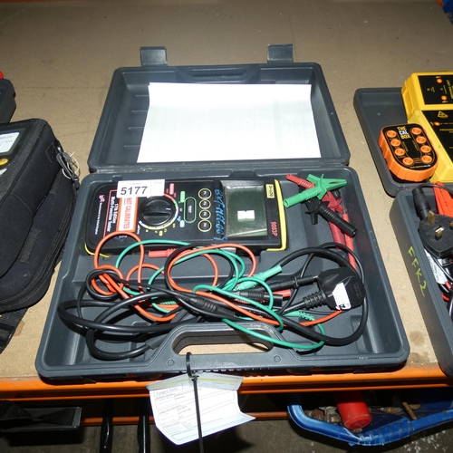 5177 - A Di-Log 17th Edition multifunction tester supplied in a hard carry case