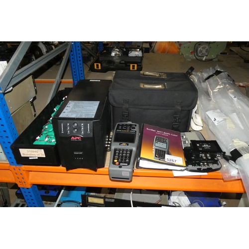 5267 - 1 Sunrise modular test toolkit type Sunset MTT, 1 Smart-UPS 1500 by APC and 1 box containing a quant... 