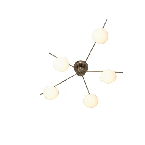 6 - A Robenson 5-light semi flush ceiling light