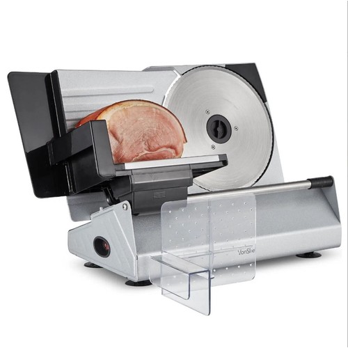 1285 - A boxed stainless steel meat slicer by VonShef type 2000077 - trade