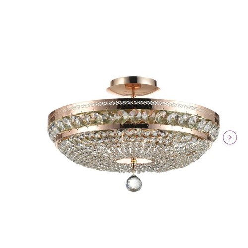 57 - A Jakob semi flush mount light RRP £244