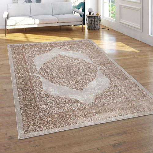 354 - A Neferu 972 beige rug approx 240 x 340cm