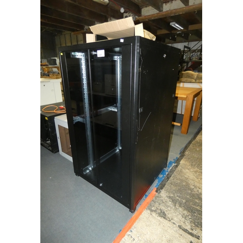 2301 - A mobile server cabinet approx 80x80x135cm