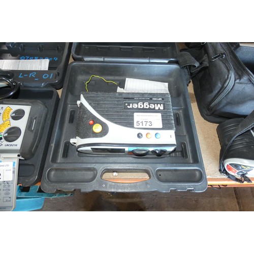 5173 - A Megger multifunction tester type MFT1552 supplied in a hard carry case