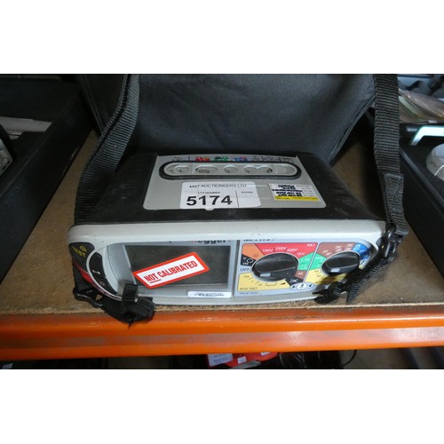 5174 - A Megger multifunction tester type MFT1731 supplied in a soft carry case