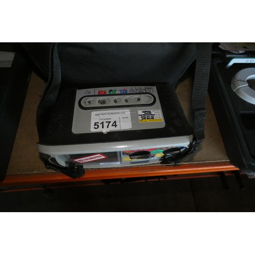 5174 - A Megger multifunction tester type MFT1731 supplied in a soft carry case