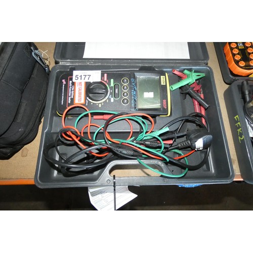 5177 - A Di-Log 17th Edition multifunction tester supplied in a hard carry case