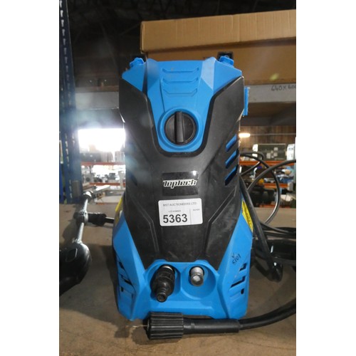 5363 - 3 x various Top Tech pressure washers (untested customer returns)