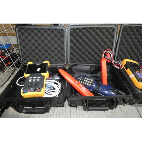 5401 - A Seaward IT1000 PAT tester and 3 black plastic cases containing various test instruments including ... 