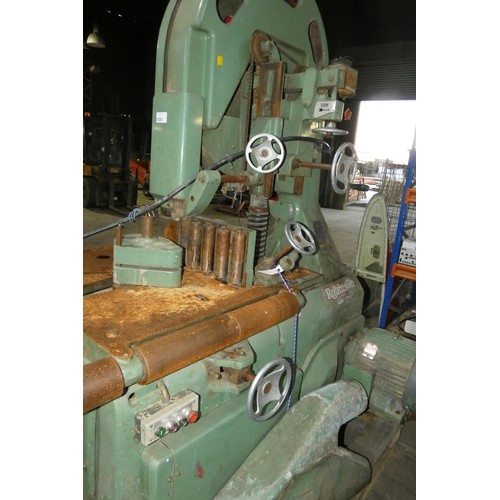 5293 - A Robinson heavy duty Re-Saw type EF/T, power fed band saw. 36 inch, machine no. 1180, test no. 79/2... 