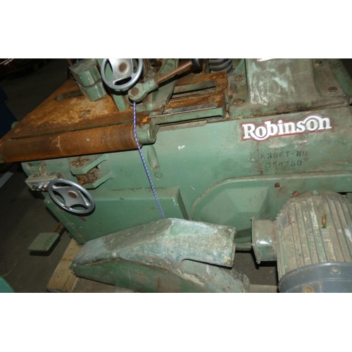 5293 - A Robinson heavy duty Re-Saw type EF/T, power fed band saw. 36 inch, machine no. 1180, test no. 79/2... 